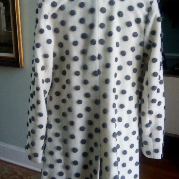 Wool Modcloth Salient 3D Polkadot Jacket Coat - Picture 2 of 4